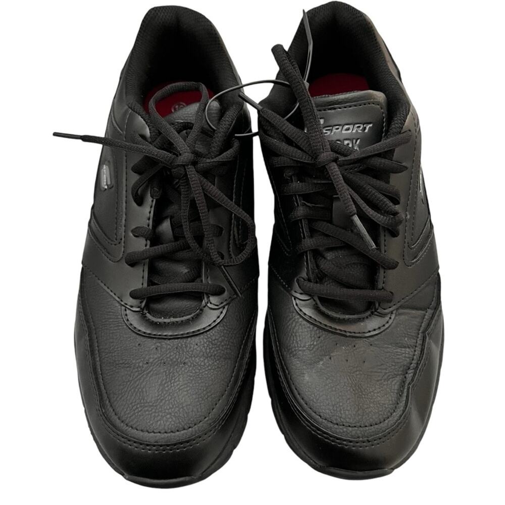 Skechers S Sport Mens Brise Slip Resistant Sneakers - Black - Size 10